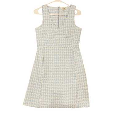 Tyler Boe Kennedy Dress Blue Houndstooth Sleevele… - image 1