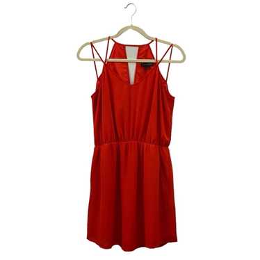 Banana Republic Summer Strappy Red Halter Front D… - image 1