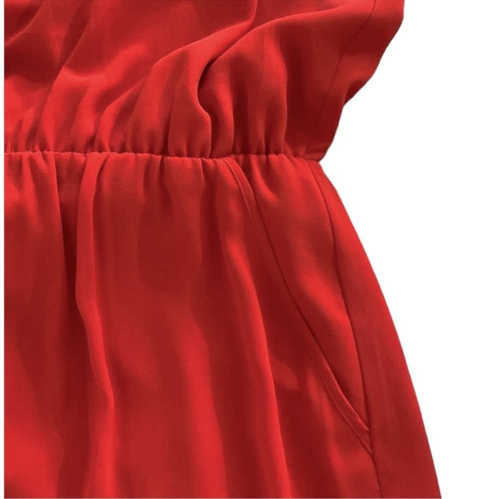 Banana Republic Summer Strappy Red Halter Front D… - image 3