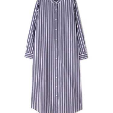 natural beauty basic Stripe Shirt Dress