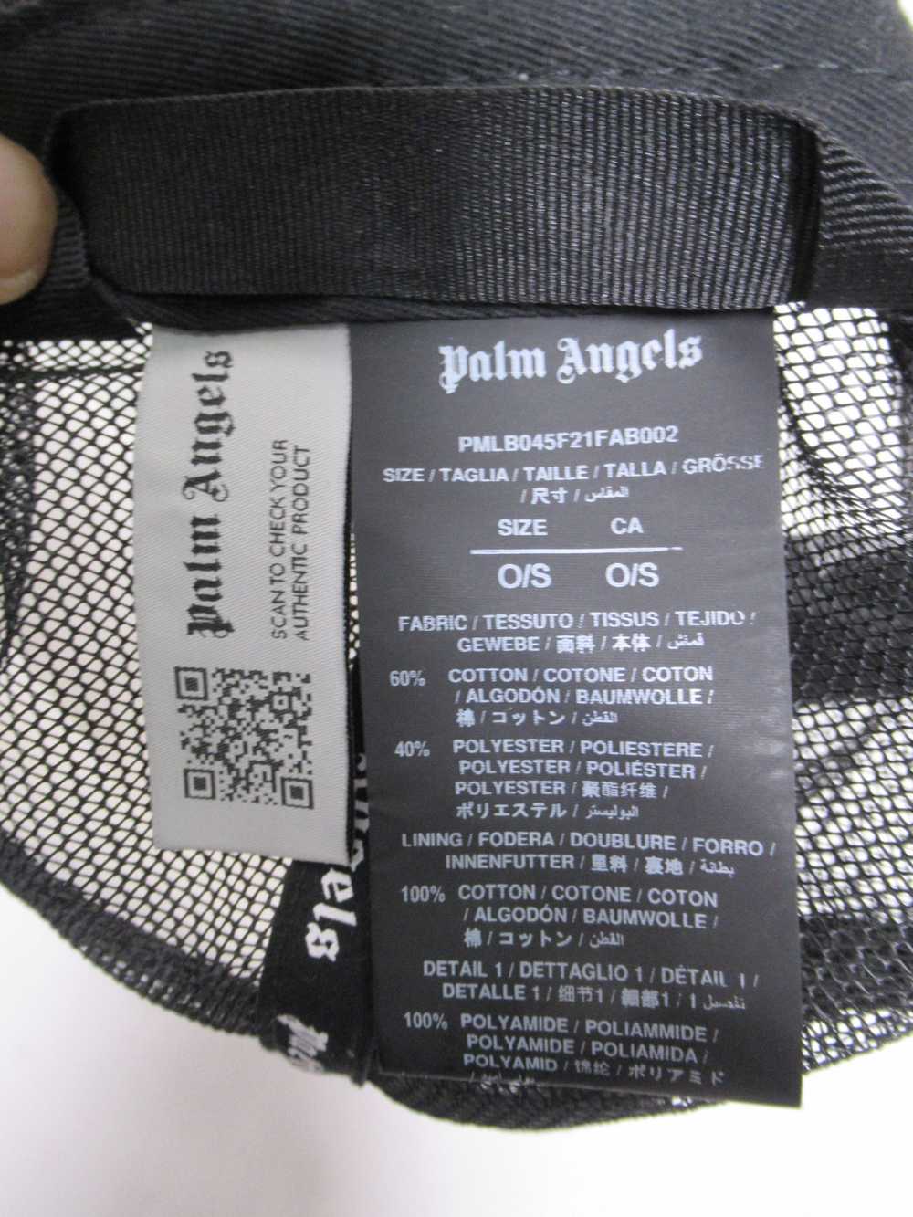 Palm Angels Palm Angels Curve Mesh Cap Black / Wh… - image 9