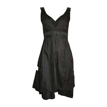 MNG SUIT Solid All Black Sleeveless V Neck Side Zi