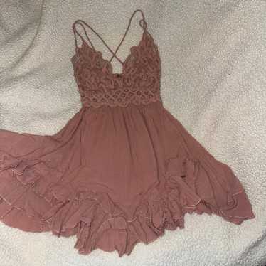 Free People Dusty Rose dress