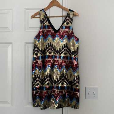 NWOT Everly sequin mini sleeveless dress.