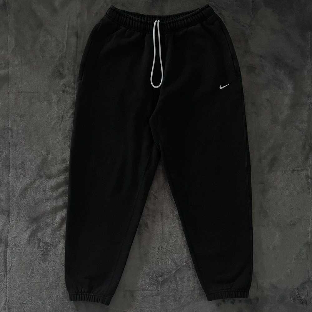 Nike Nike Solo Swoosh Fleece Pants - Black - image 1