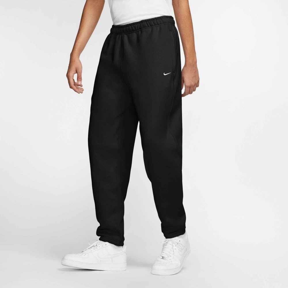 Nike Nike Solo Swoosh Fleece Pants - Black - image 4