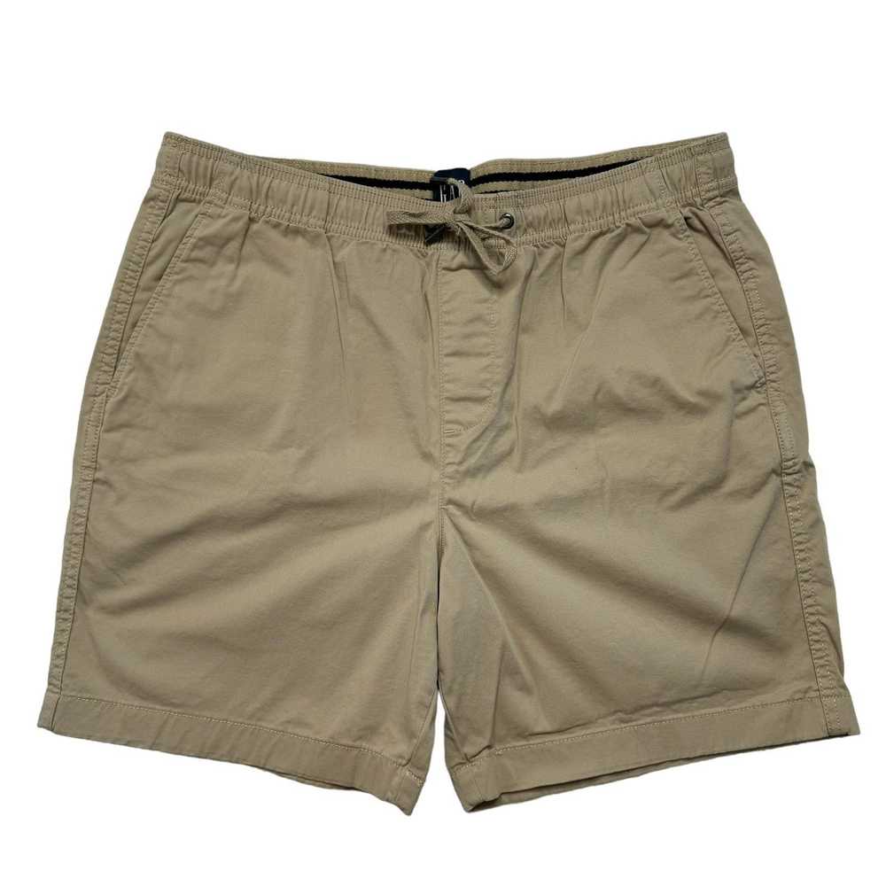 Gap GAP Khaki Pull On Chino Shorts Size Large Men… - image 1