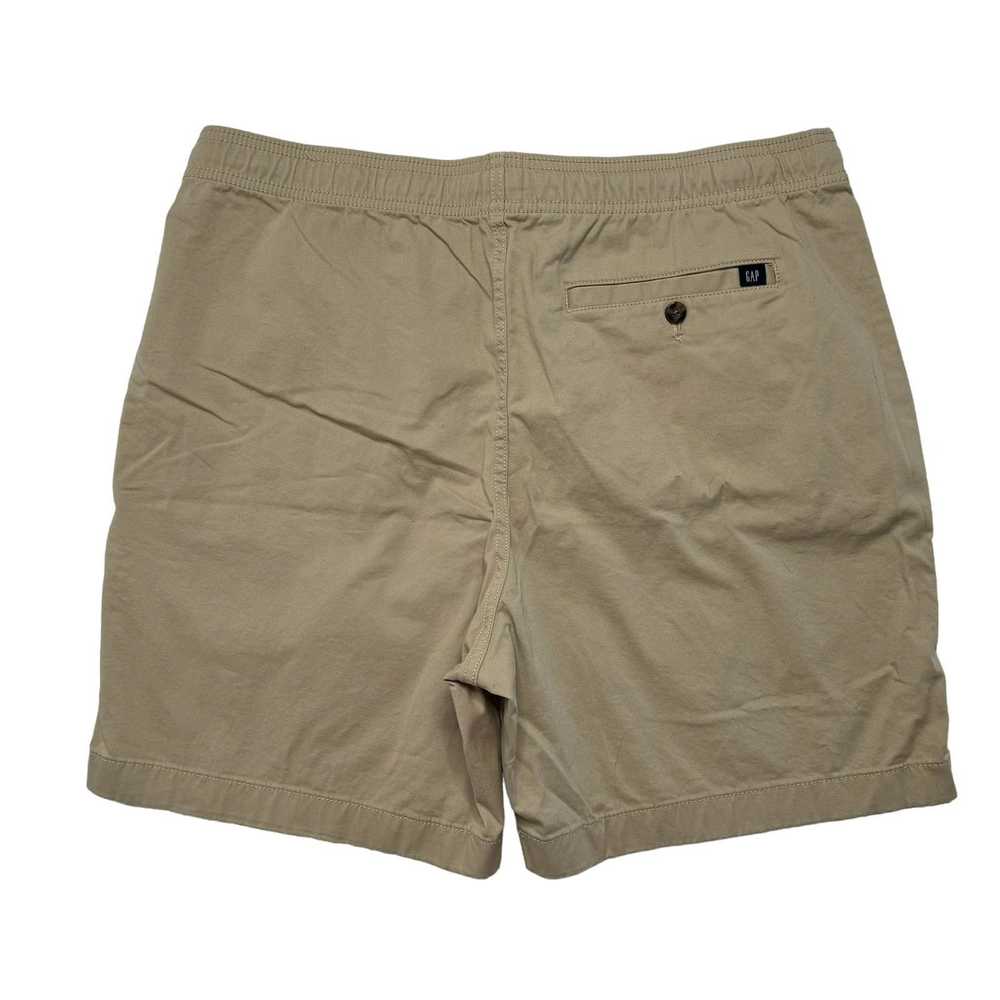 Gap GAP Khaki Pull On Chino Shorts Size Large Men… - image 2