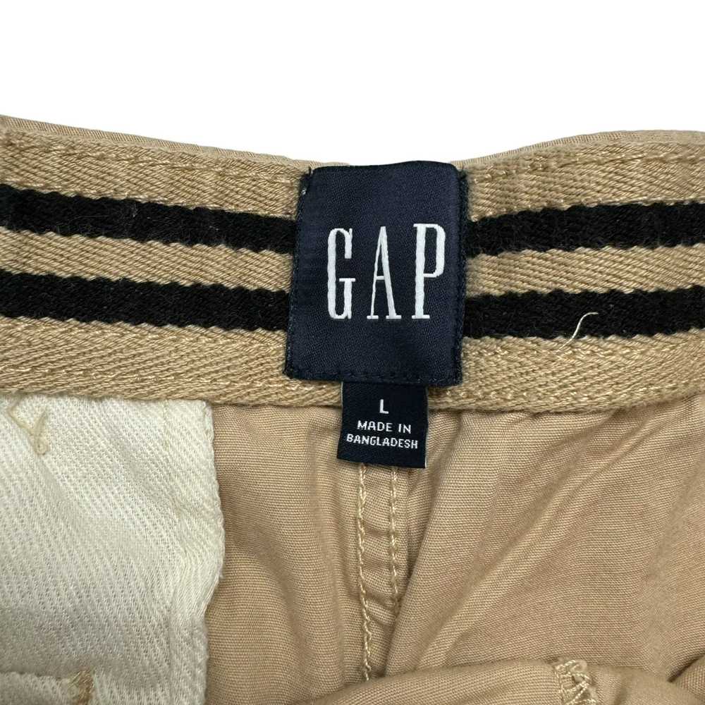 Gap GAP Khaki Pull On Chino Shorts Size Large Men… - image 3