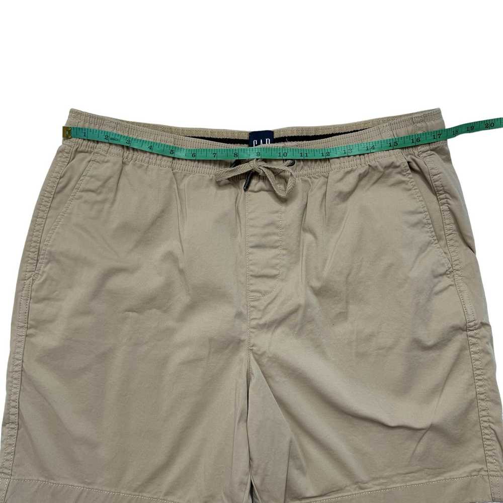 Gap GAP Khaki Pull On Chino Shorts Size Large Men… - image 5