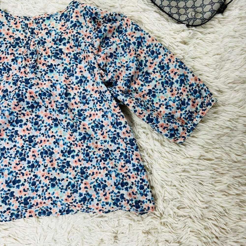 natural beauty basic shirt blouse floral pattern - image 7