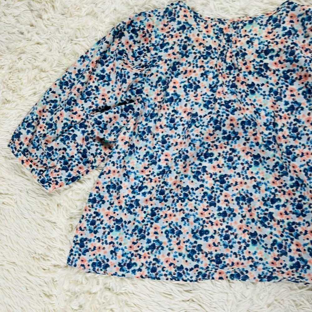 natural beauty basic shirt blouse floral pattern - image 8