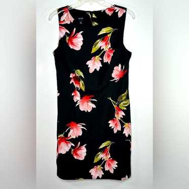 ALYX Sleeveless Black Pink Floral Sheath Dress Sz… - image 1