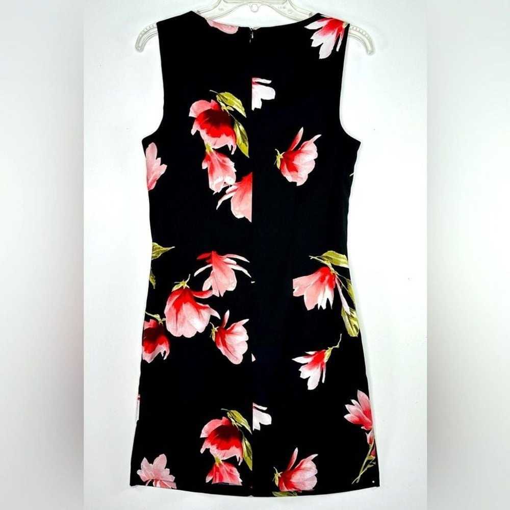 ALYX Sleeveless Black Pink Floral Sheath Dress Sz… - image 2