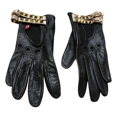 Leather gloves valentino - Gem