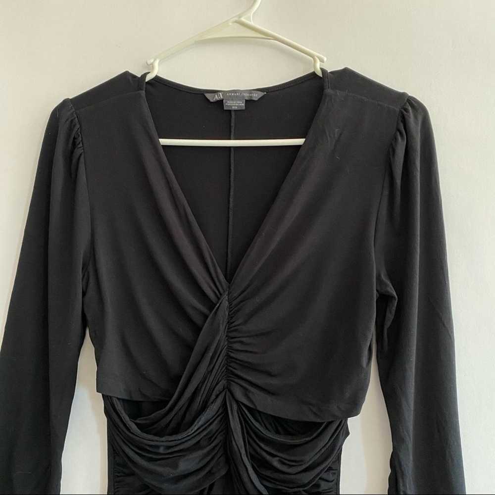 Women’s Armani Exchange black dress size Medium - image 4