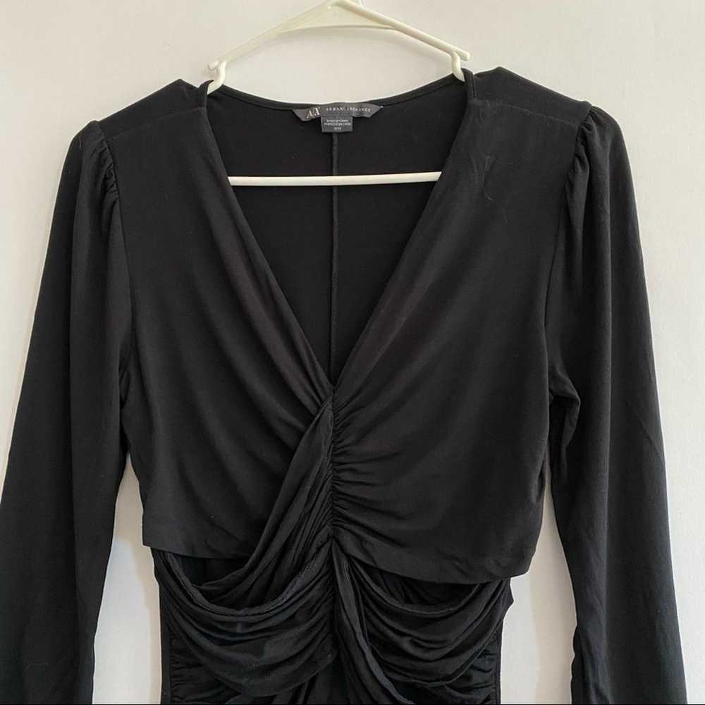 Women’s Armani Exchange black dress size Medium - image 6