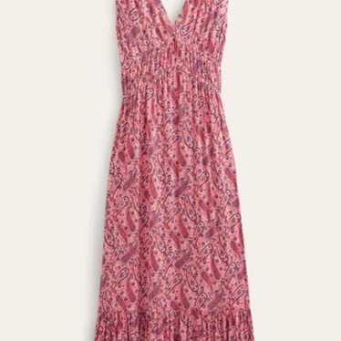 Boden Smocked Jersey Maxi Dress - Sz 12