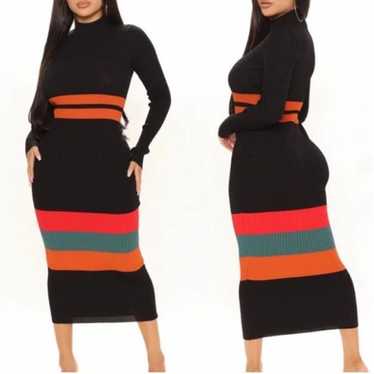 Fashion Nova Dress - Amazing Grace Sweater Midi W… - image 1