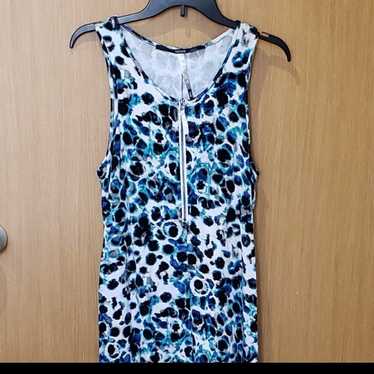 Kensie, sleeveless tunic short dress or long top, 