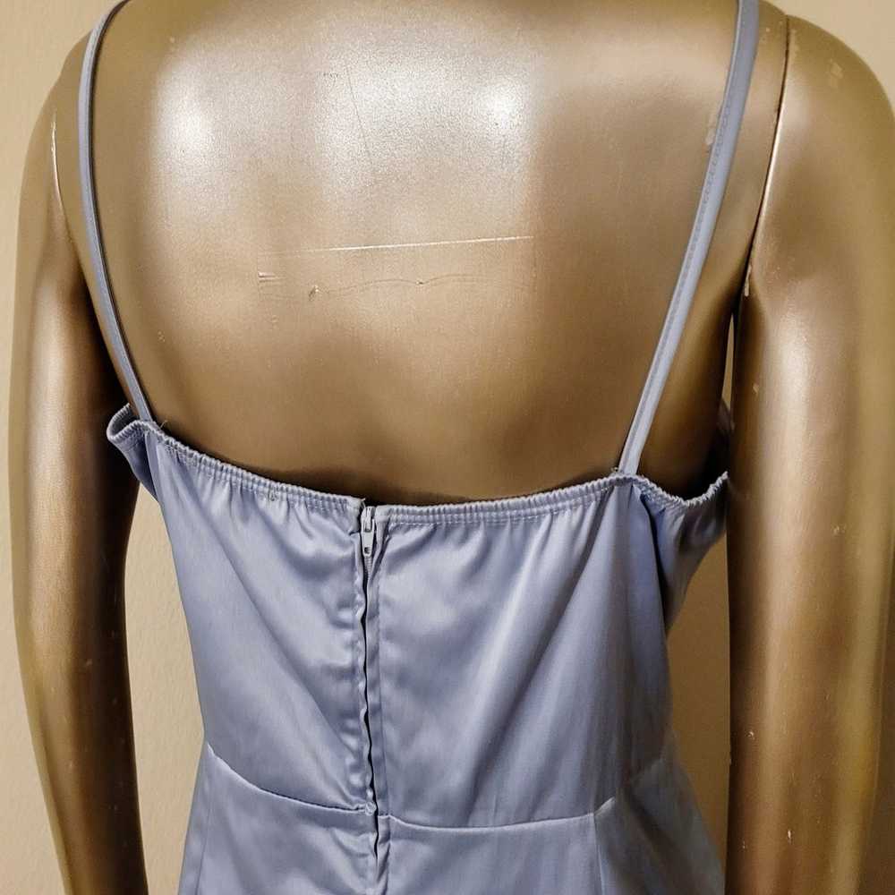 PERIWINKLE BLUE FAUX WRAP STRAPPY ROMPER SIZE LAR… - image 8