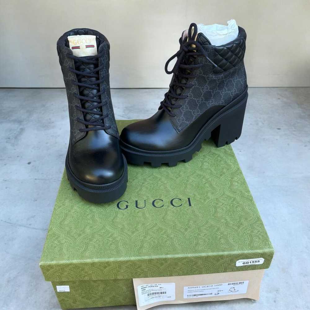 Gucci Leather boots - image 2