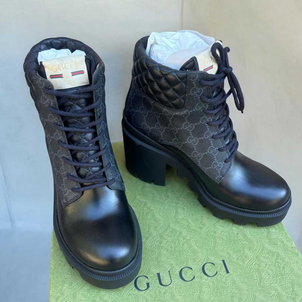 Gucci Leather boots - image 3