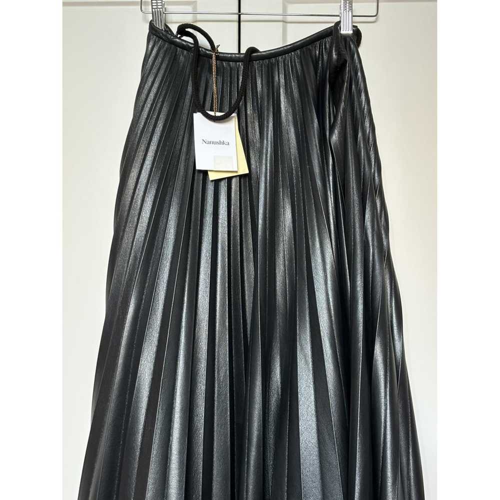 Nanushka Vegan leather mid-length skirt - image 2