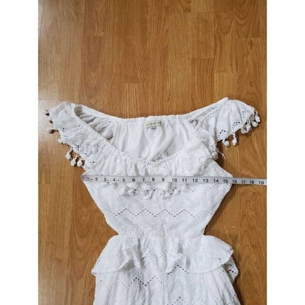 MOON RIVER | Back Cut-Out Eyelet Ruffle Romper - … - image 6