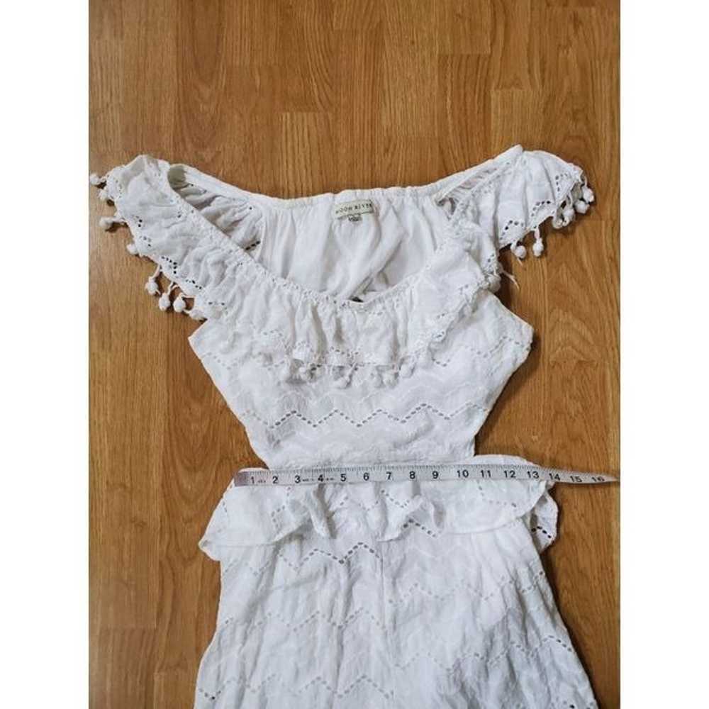 MOON RIVER | Back Cut-Out Eyelet Ruffle Romper - … - image 7