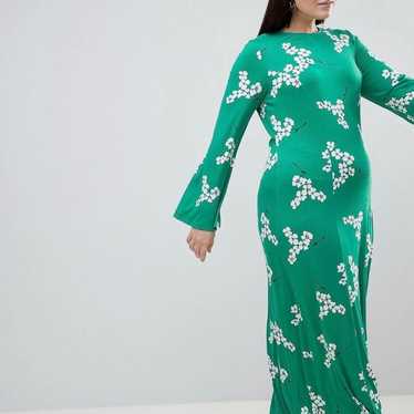 ASOS Curve Floral Maxi Dress, Size 16 - image 1