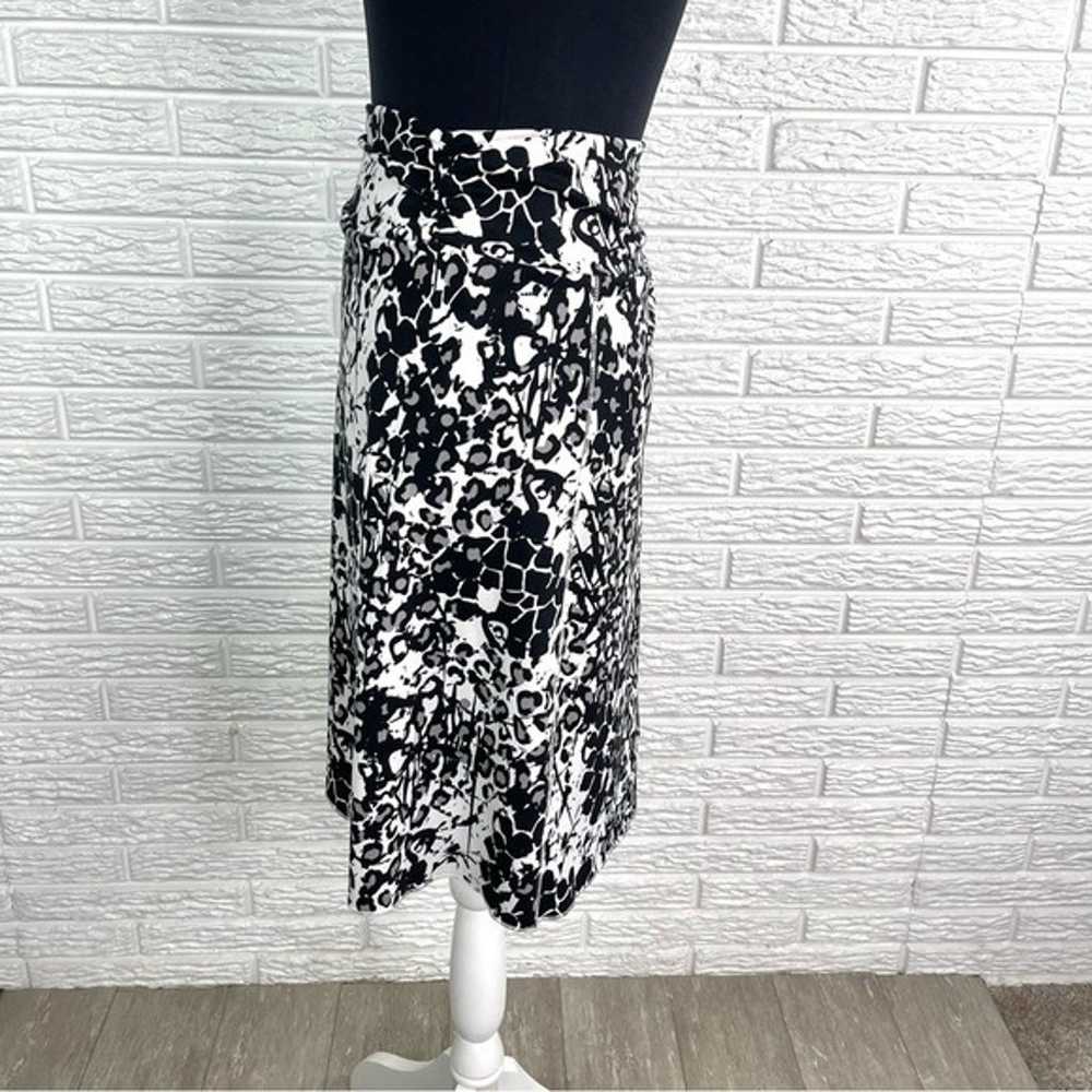 Soybu Abstract Leopard Animal Print Midi Skirt Si… - image 5