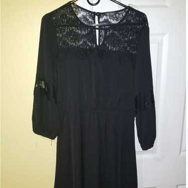 Lily Rose Black Lace Dress