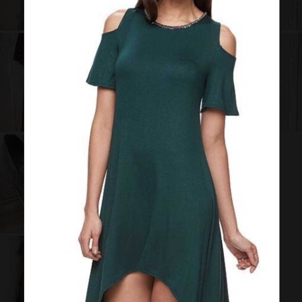 Cold shoulder swing dress - image 1