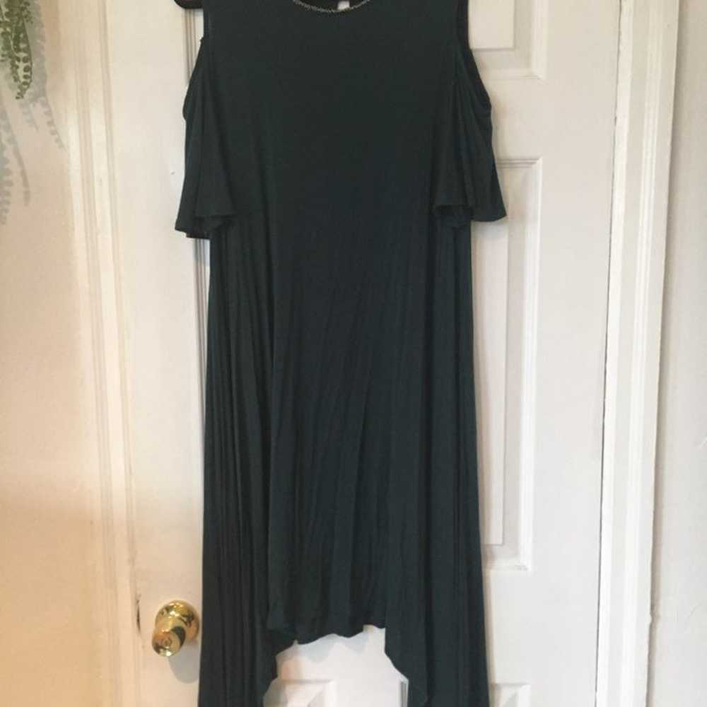 Cold shoulder swing dress - image 2