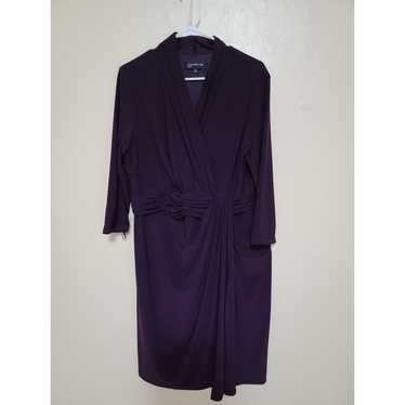 JONES NEW YORK VESTIDO COLOR MORADO SIZE 16 95% P… - image 1