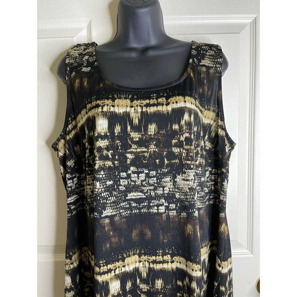 Catherines Dress Womens Plus Size 1X Sleeveless B… - image 3