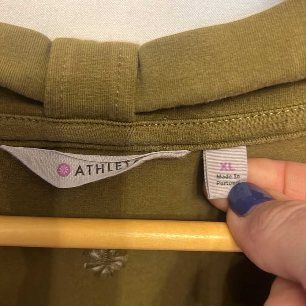 Athleta dress sz XL olive green - image 4