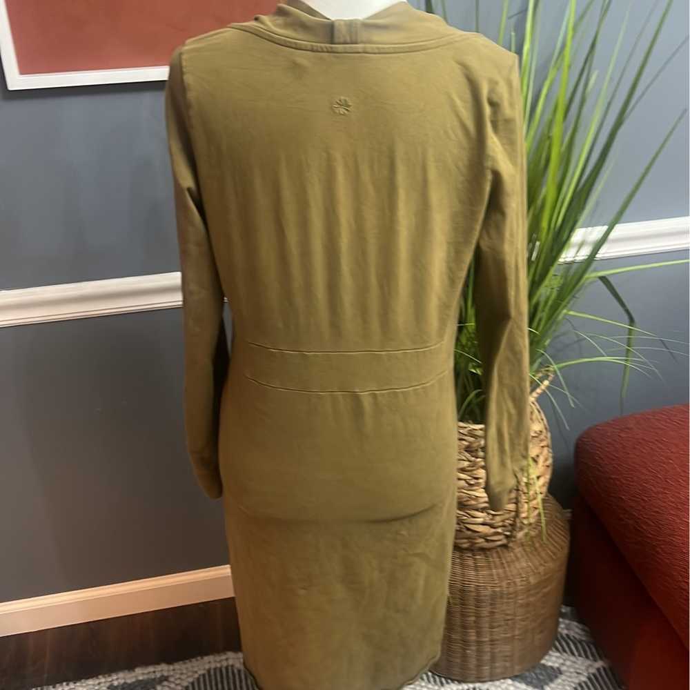 Athleta dress sz XL olive green - image 6