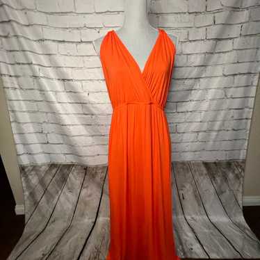 Layne Bryant maxi dress orange 18/20