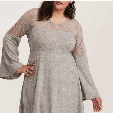 Torrid knit lace dress - image 1