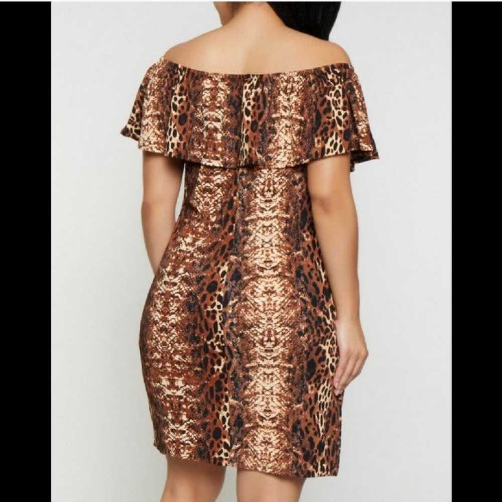 Ups and Downs Animal Print Dress - image 2