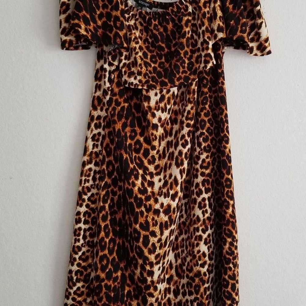 Ups and Downs Animal Print Dress - image 3