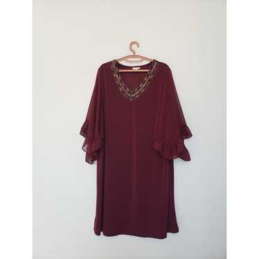 C Est 1946 Cato Womens Plus 18W/20W Dress Maroon … - image 1