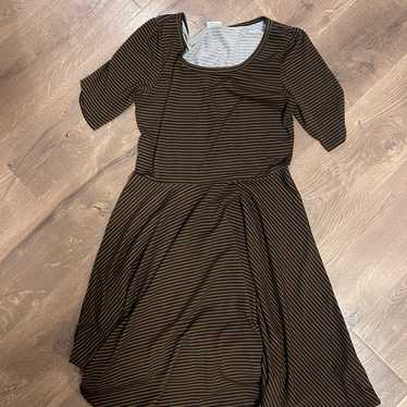 LuLaRoe striped dress,  size 2X - image 1