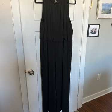 ELOQUII Sleeveless Wide Leg Jumpsuit