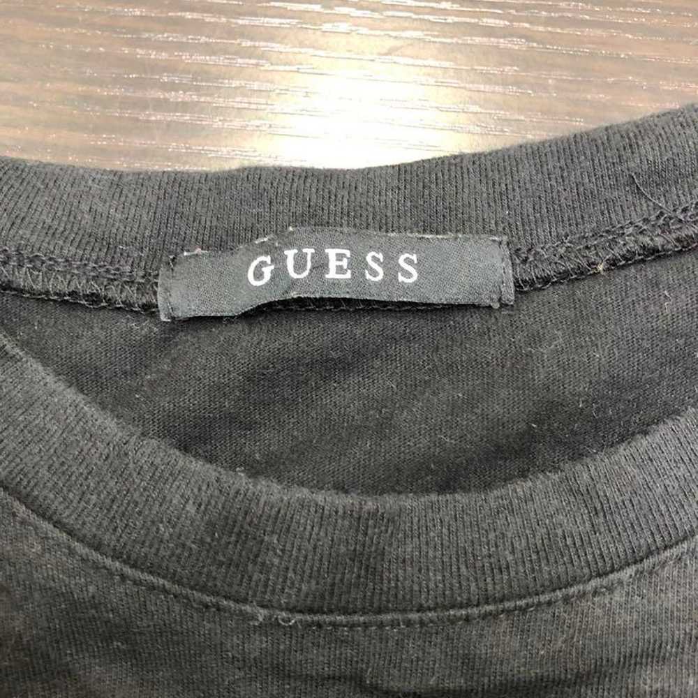 GUESS brand T-shirt Long T Brand Street style Wom… - image 10