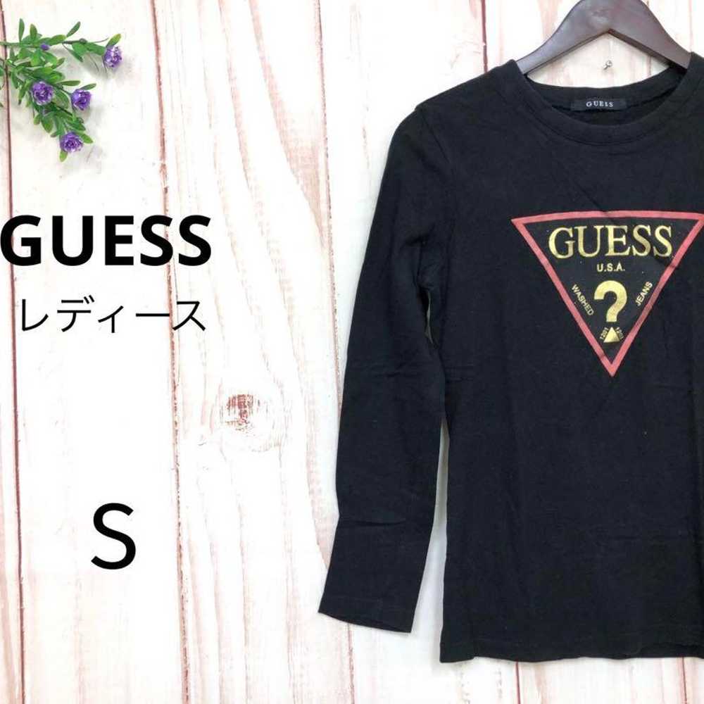 GUESS brand T-shirt Long T Brand Street style Wom… - image 1