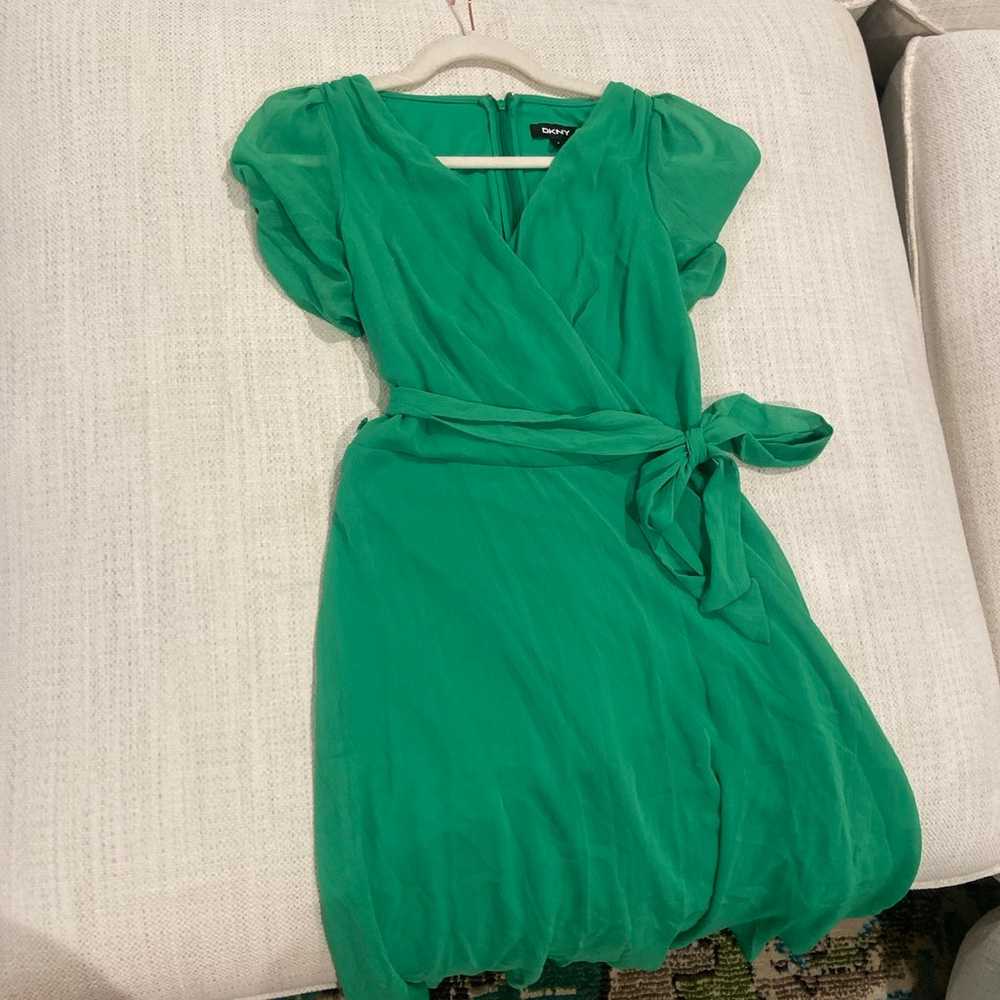 Kelly Green wrap dresss - image 3