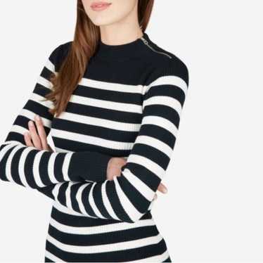 Everlane The Breton Ribbed Cotton Sweater Dress i… - image 1